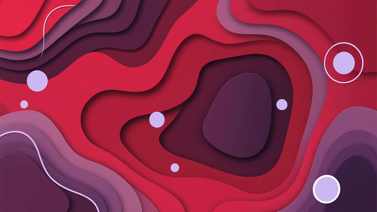 Dynamic Abstract Background with Red and Purple Layers
