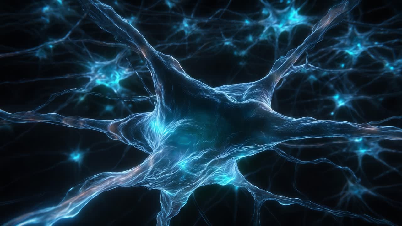 Exploring the Intricate World of Neurons: A Journey through the Complex Structures of Neural Networks Under a Microscope, Revealing Their Majestic Forms and Functions in the Brain's Communication System