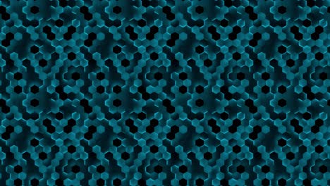 la textura hexagonal el fondo de la baldosa de bucle abstracto