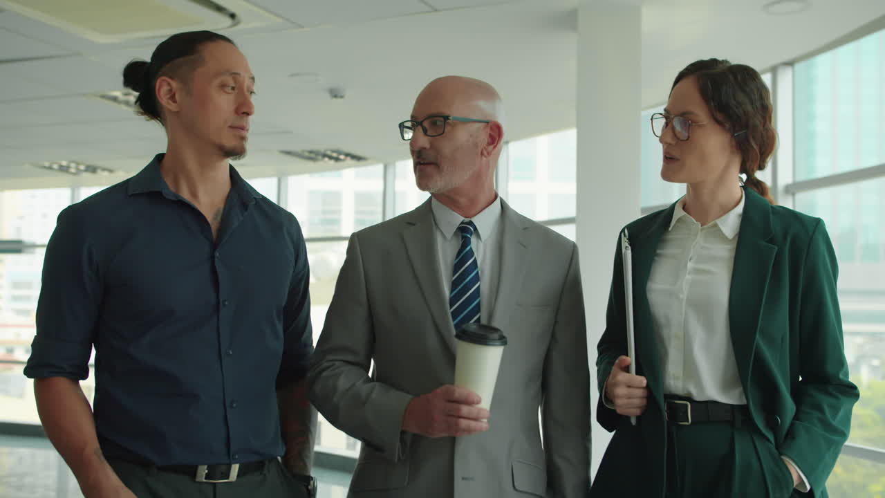 Lawyer, Manager and Analyst Smiling at Camera in Modern Office