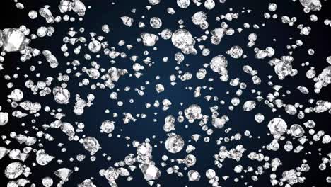 high definition diamond rain seamless loop green screen for high class wealth luxury rich vip