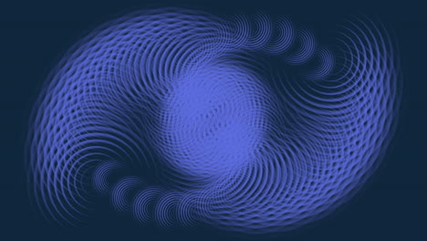 mesmerizing blue spiral on a black background