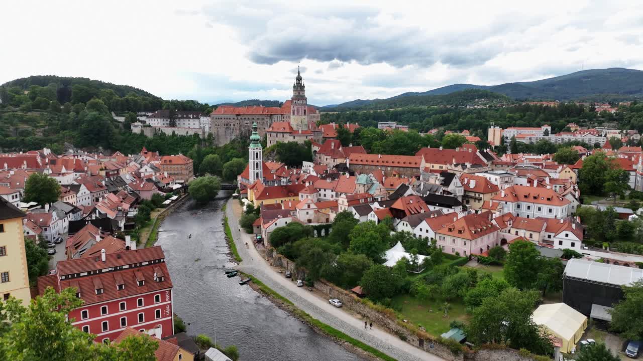 Český Krumlov, Boêmia do Sul, Chéquia, Julho de 2023