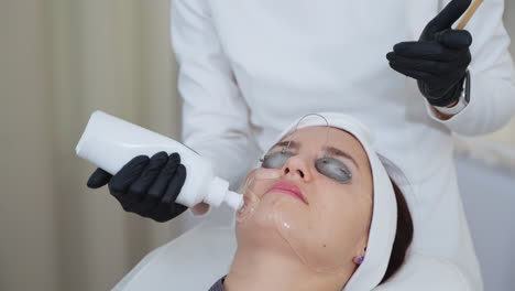 facial treatment in a spa