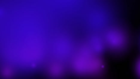 círculos borrosos violetas bokeh volando sobre fondo negro. animación de movimiento de círculos borrados. efecto desfocado. composición horizontal, calidad de video 4k