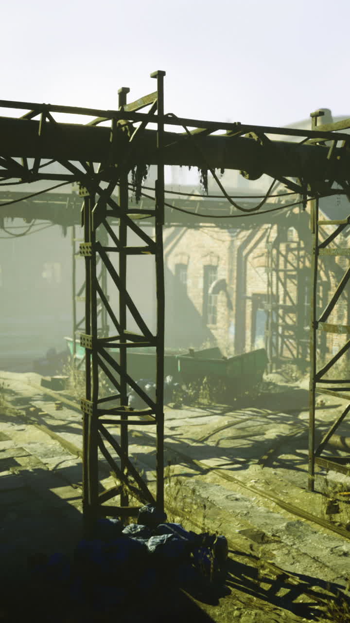 Urban decay captures the essence of forgotten industry in soft light