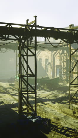 urban decay captures the essence of forgotten industry in soft light