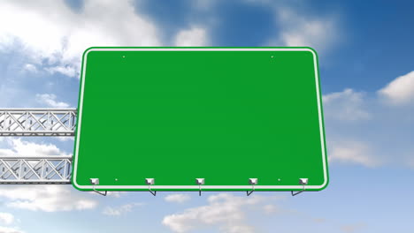 road sign against blue sky