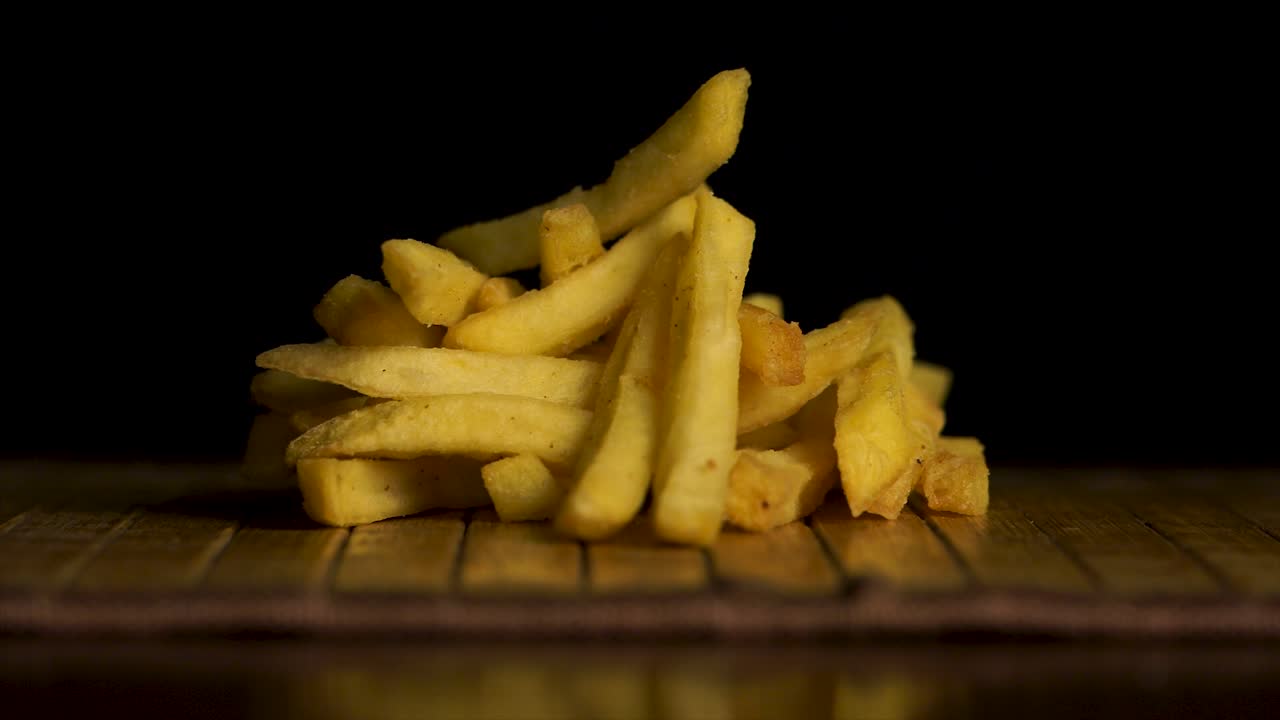 Pile of Crispy French Fries