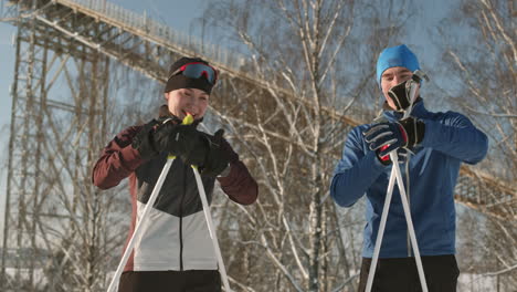 cross-country skiers