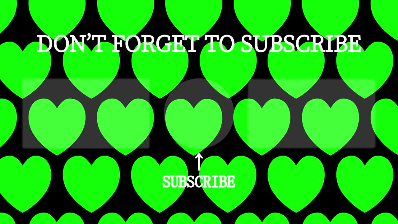 간단한 심장 움직임 엔드 카드 엔딩 스크린 모션 그래픽