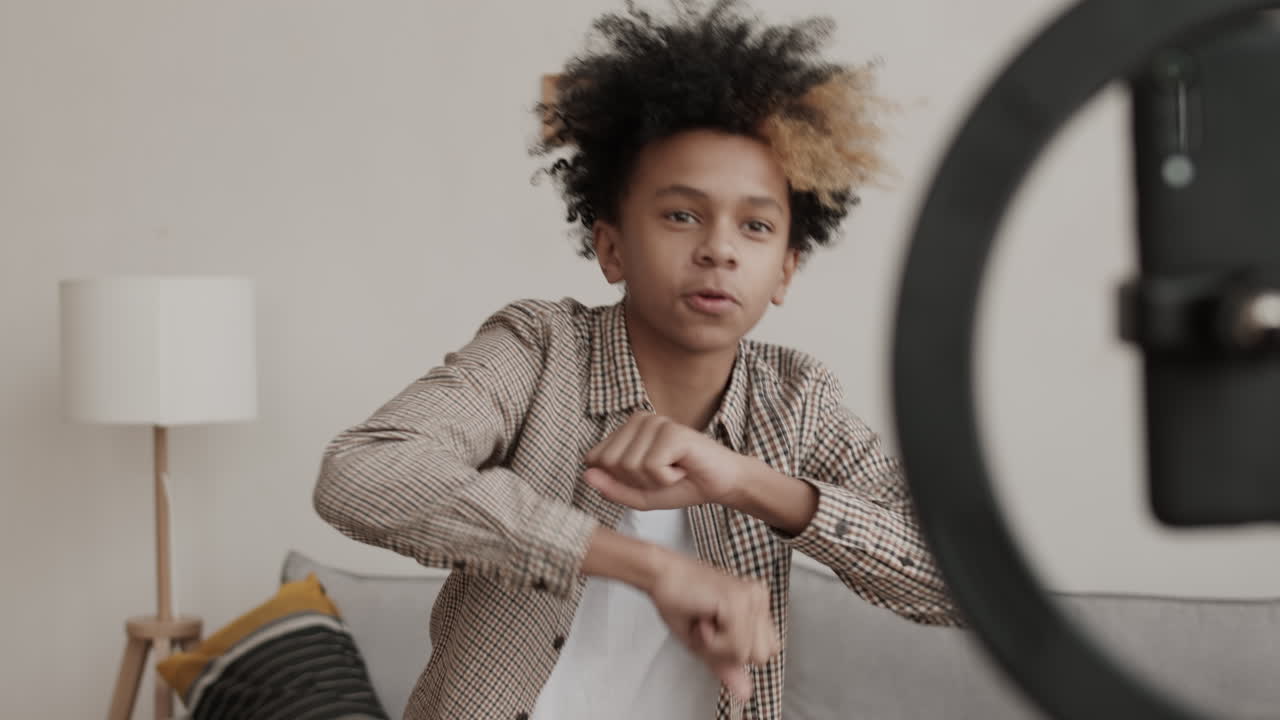 Teenager Dancing for Short-form Video