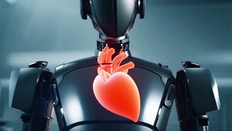 robot con un corazón: una exploración digital de la vida artificial