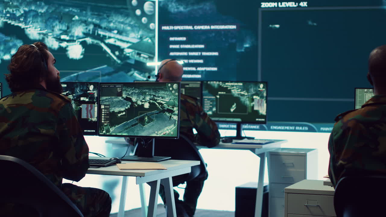 Privates team operates on radar systems to detect and track enemy aircraft