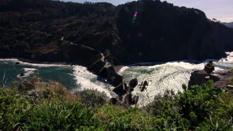 isle of gaztelugatxe on basque coast of northern spain