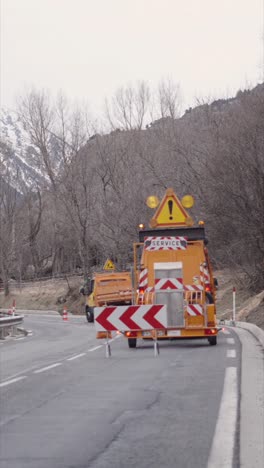 Road Work in the Mountains