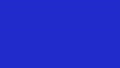 animación de formas y puntos sobre fondo azul