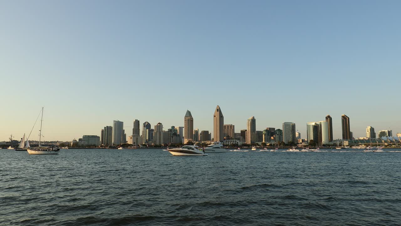 Cityscape of San Diego downtown, California, USA