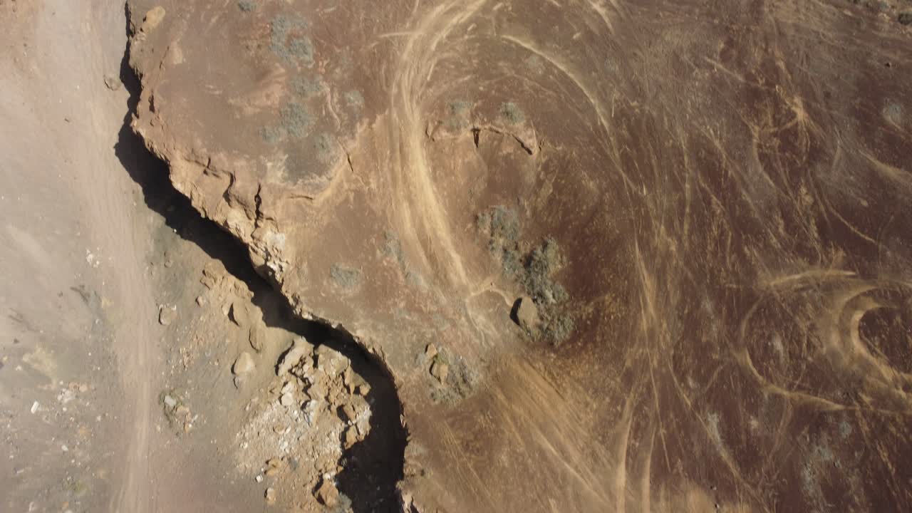 Desert landscape with mountains