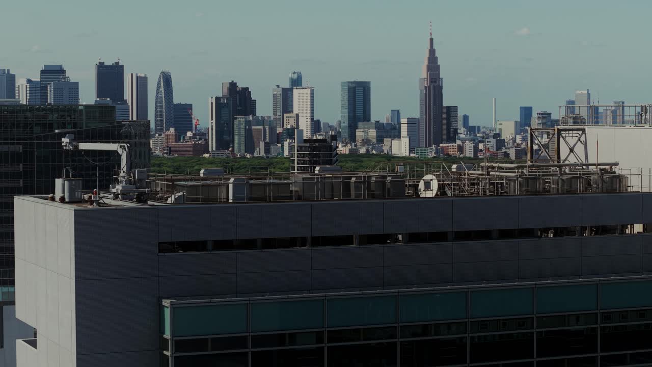 Urban Cityscape with Modern Buildings and Skyline
