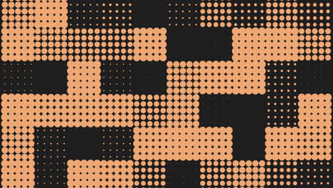 Monochromatic-orange-small-dots-pattern-in-rows