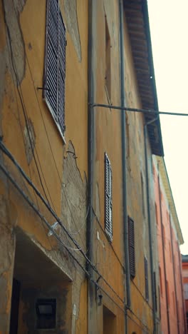 old italian building facade