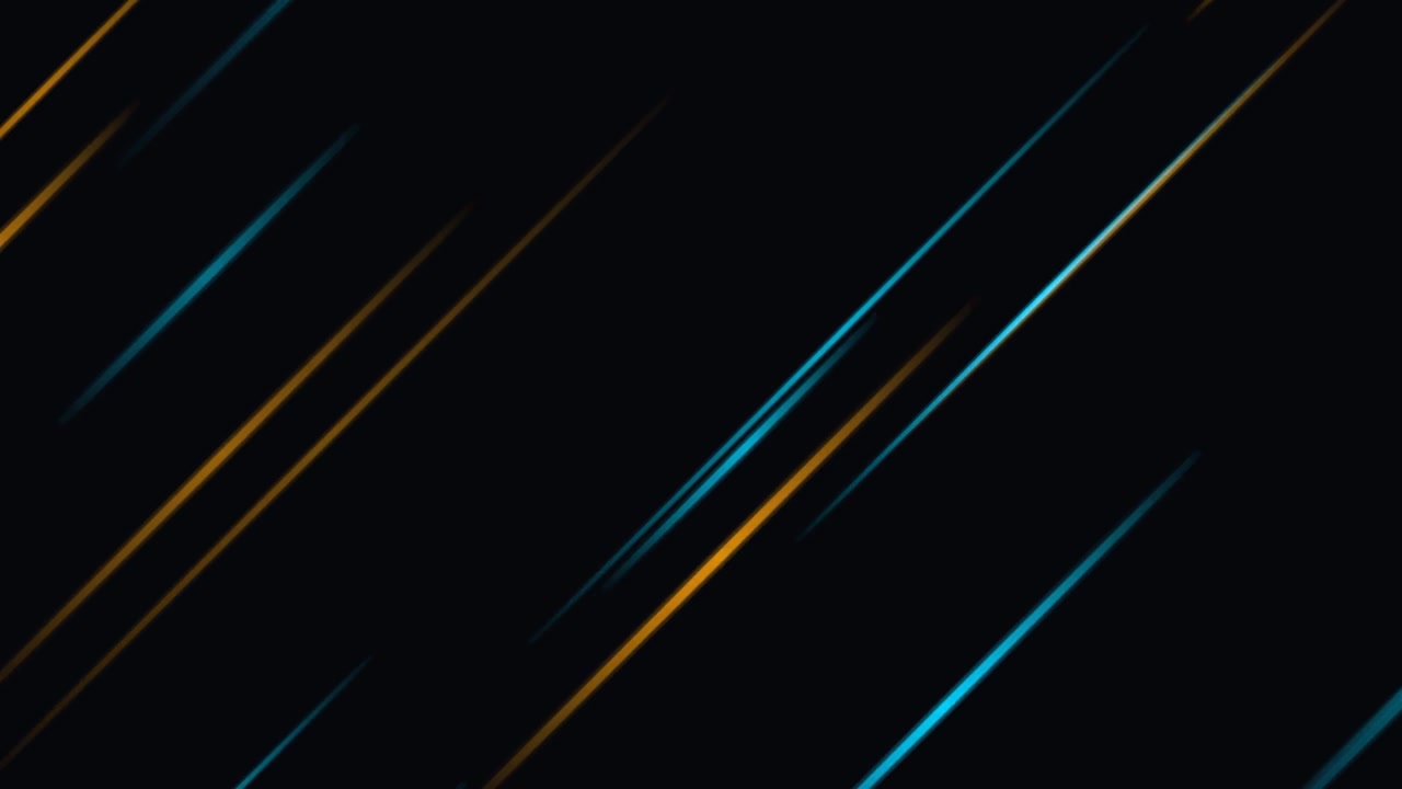 Sfondo Astratto in Movimento con Linee Diagonali Blu e Arancioni Luminose