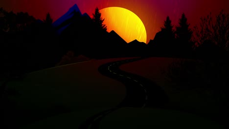 fondo retro de los años 80 - resolución 4k - video de stock en bucle