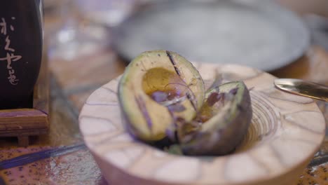 grilled avocado dish