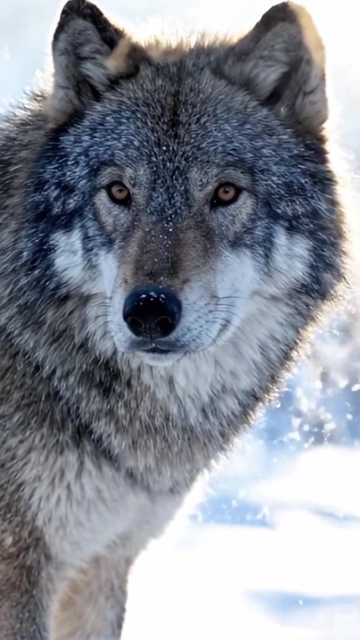 Un Lobo Majestuoso en un Paisaje Invernal: Capturando la Gracia y el Poder de la Naturaleza Mientras Esta Impresionante Criatura Observa su Entorno Nevado