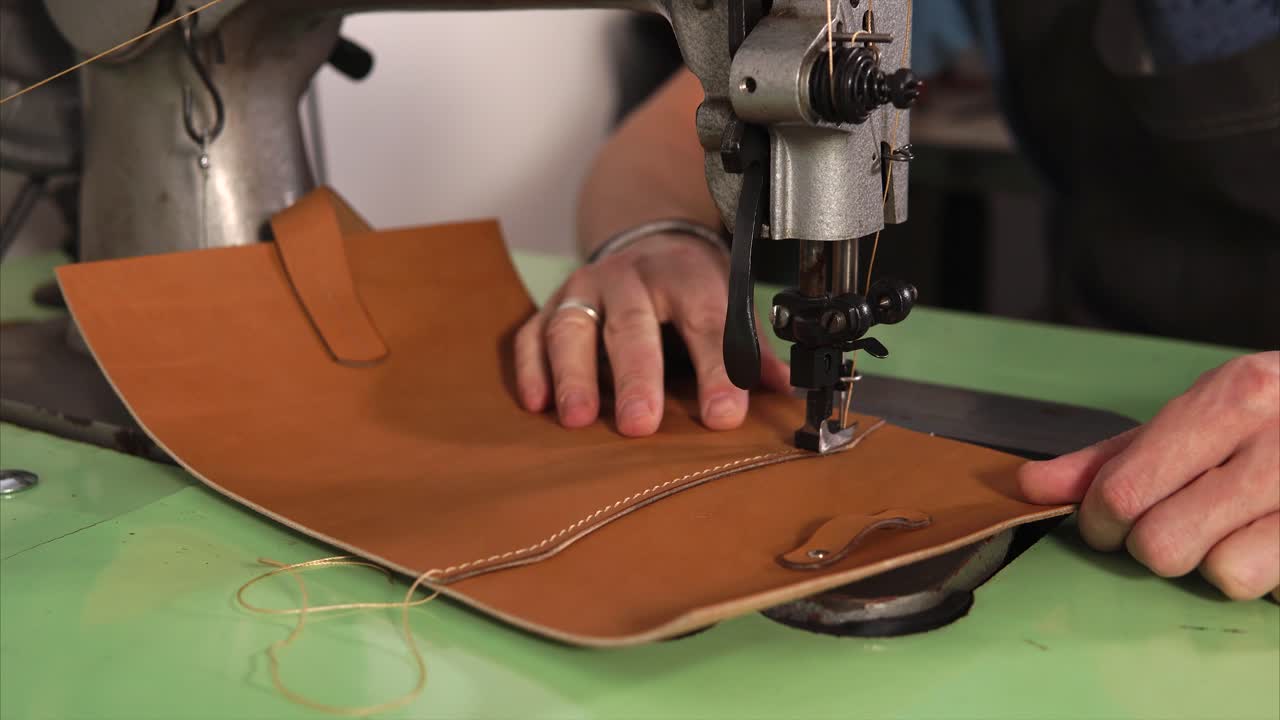 Leather Repair/Creation with Vintage Sewing Machine