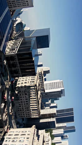cityscape with distorted perspective