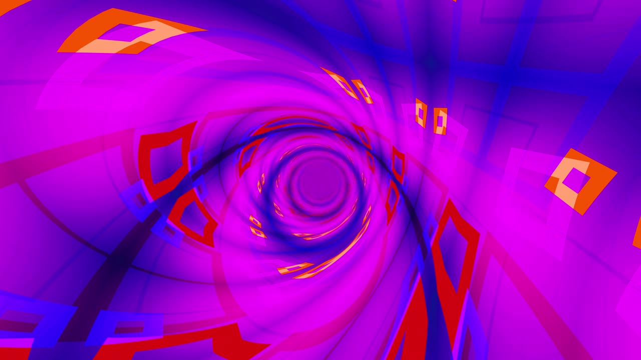 fondo de túnel animado en 4k