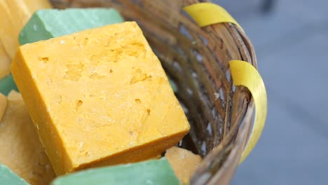 hand picking soap