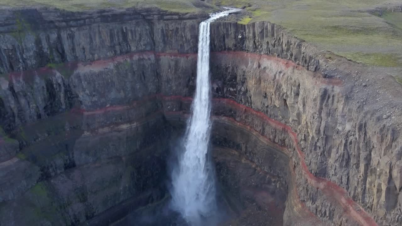 catarata islandesa desde arriba