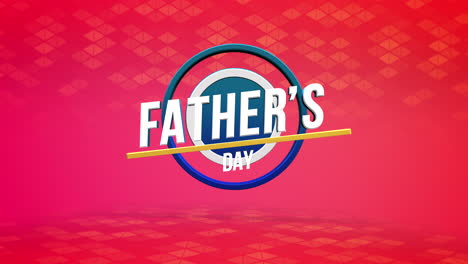 modern and colorful logo for father's day celebrations