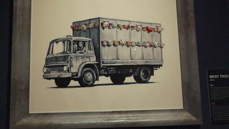 banksy's meat truck: a powerful commentary on animal welfare