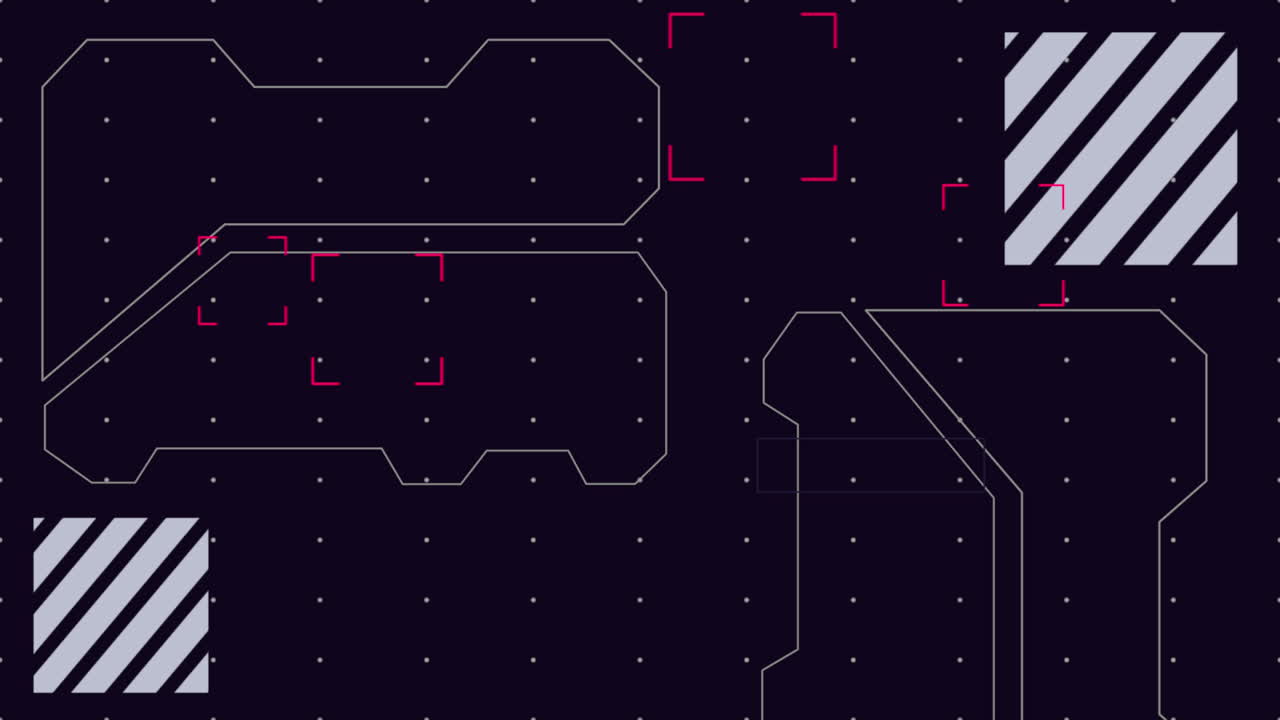 Unravel the intricate maze a captivating top view of a maze with distinct areas and a dark backgroun