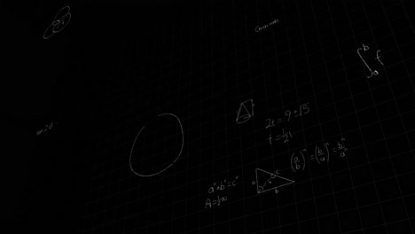 Mathematische-Formeln-Auf-Der-Tafel