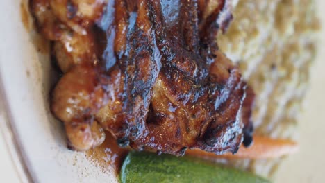 grilled chicken with rice