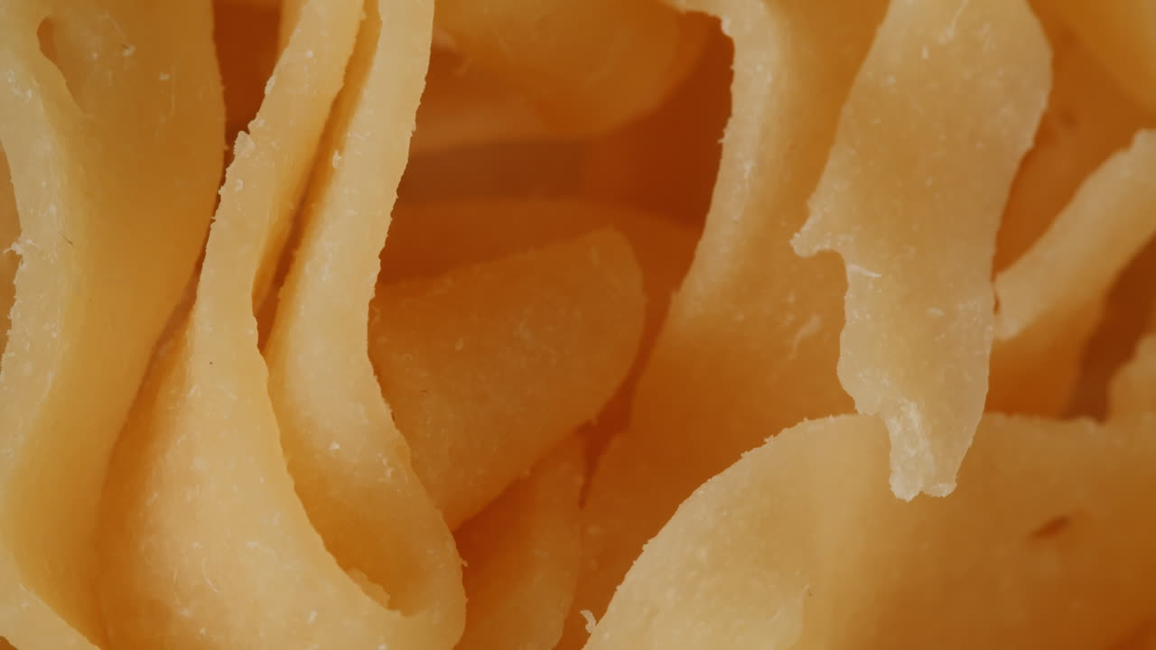 Close-up of Dried Fruit or Ginger Snacks