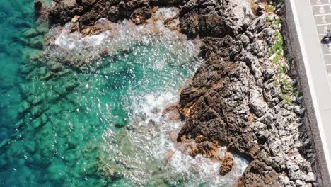 Olas-Tranquilas-Contra-La-Costa-Del-Sur-De-Francia