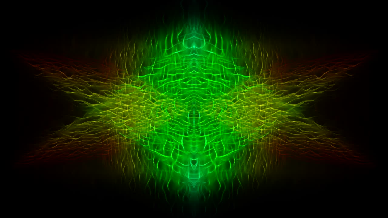 An abstract concept of positive energy flowing - seamless looping