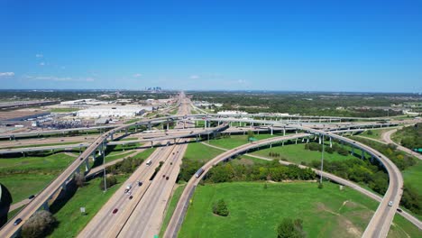 ft. worth texas i-35 north przelatuje nad 01