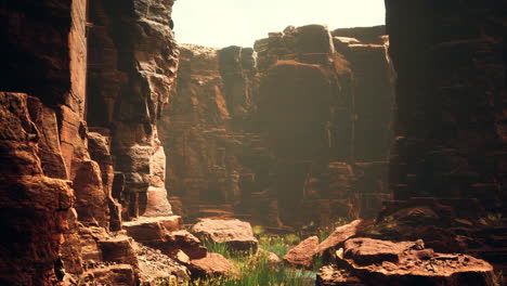 Colorado-River-Schneidet-Durch-Felsen-Am-Grand-Canyon