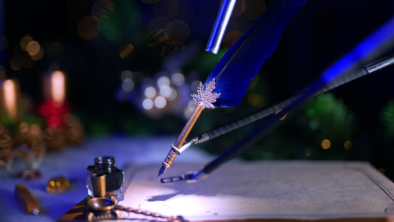 Vintage Christmas Writing Tools