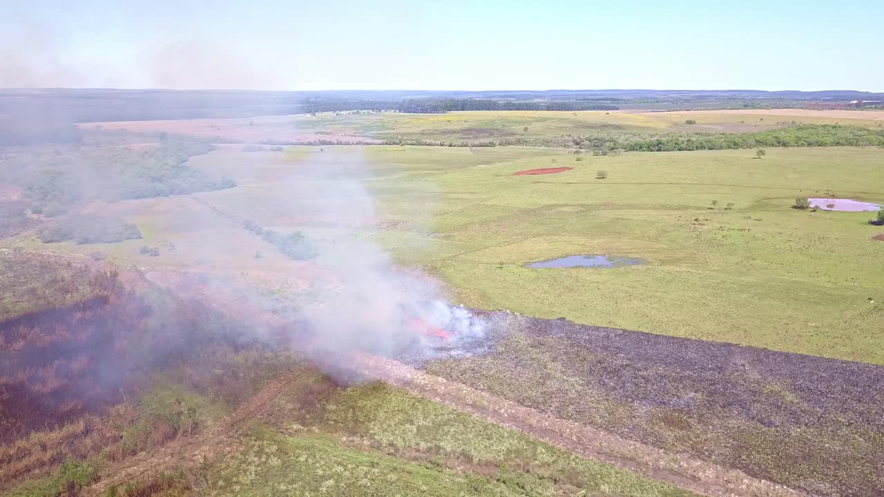 fuegos controlados, en pastizales