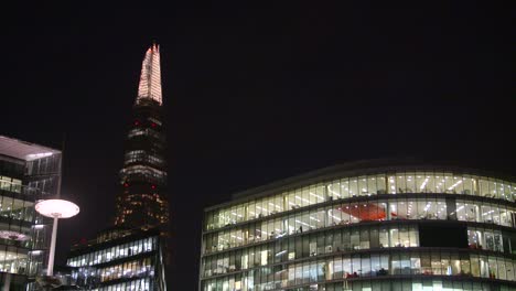 the shard at night