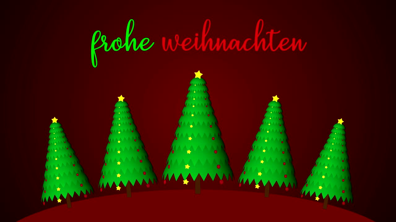 4k 메리 크리스마스 애니메이션 루프 가능