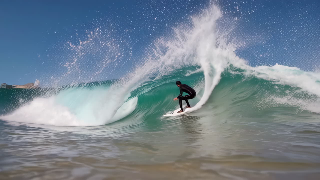 Surfing Action Shots